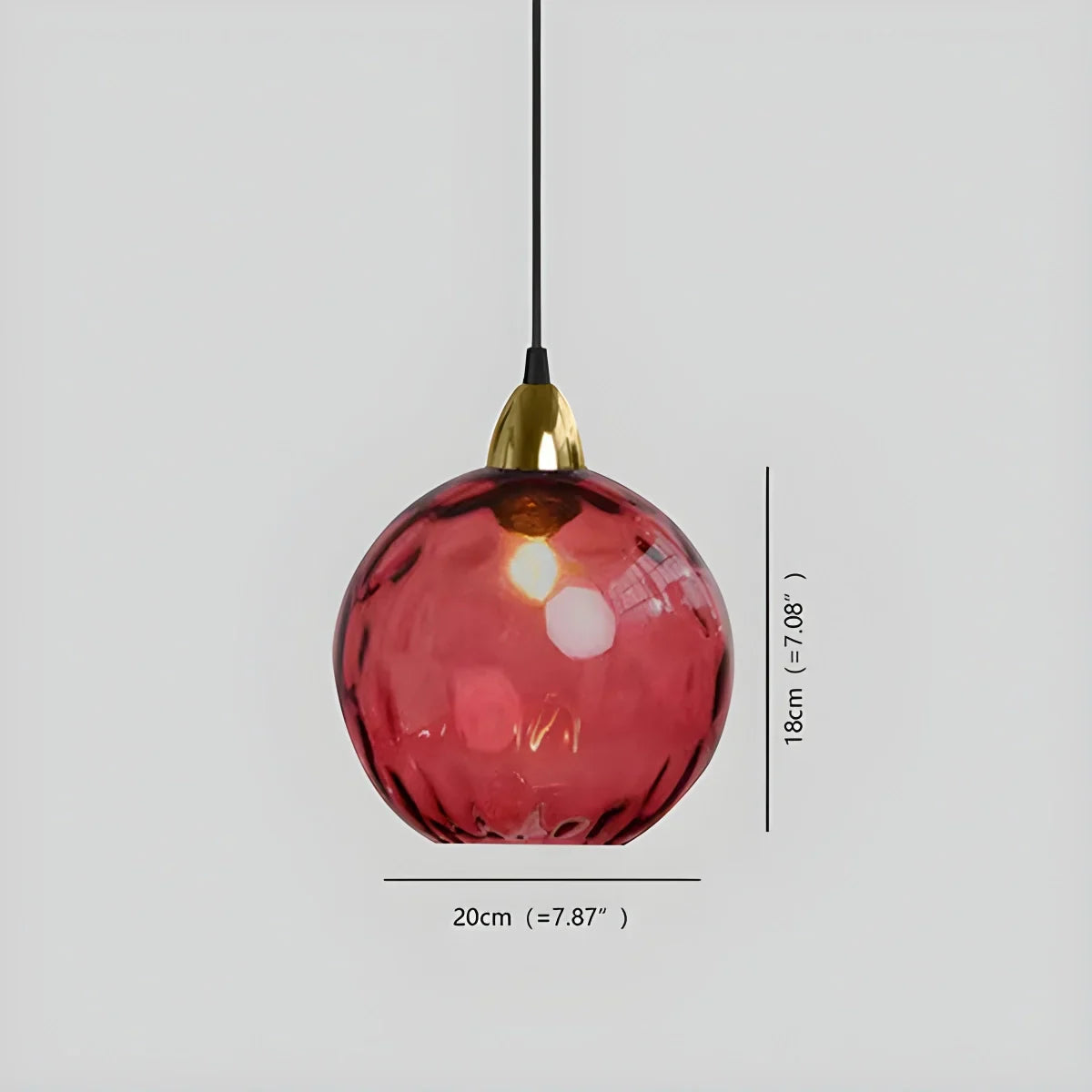 Emiko – Suspension en verre moderne