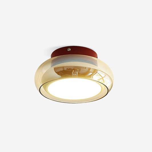 Zendi – Lustre moderne avec abat-jour en verre