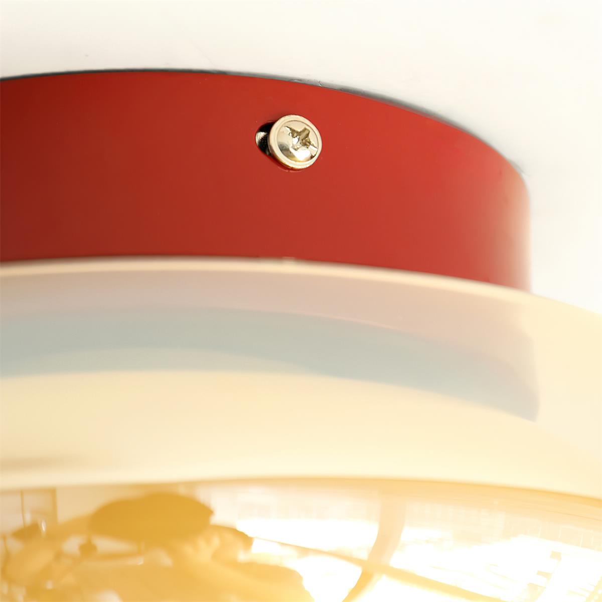 Zendi – Lustre moderne avec abat-jour en verre