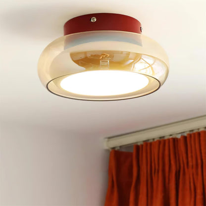 Zendi – Lustre moderne avec abat-jour en verre