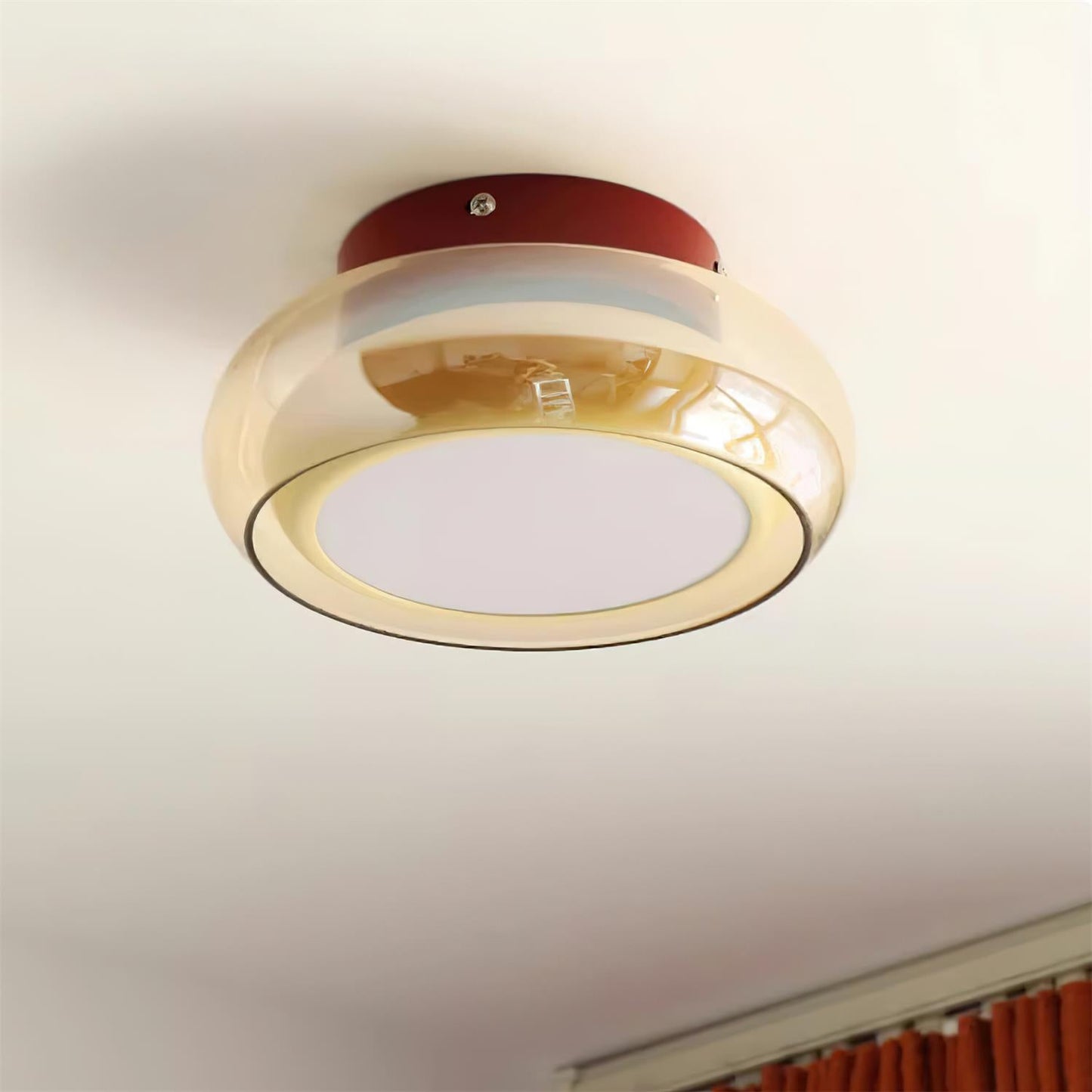 Zendi – Lustre moderne avec abat-jour en verre