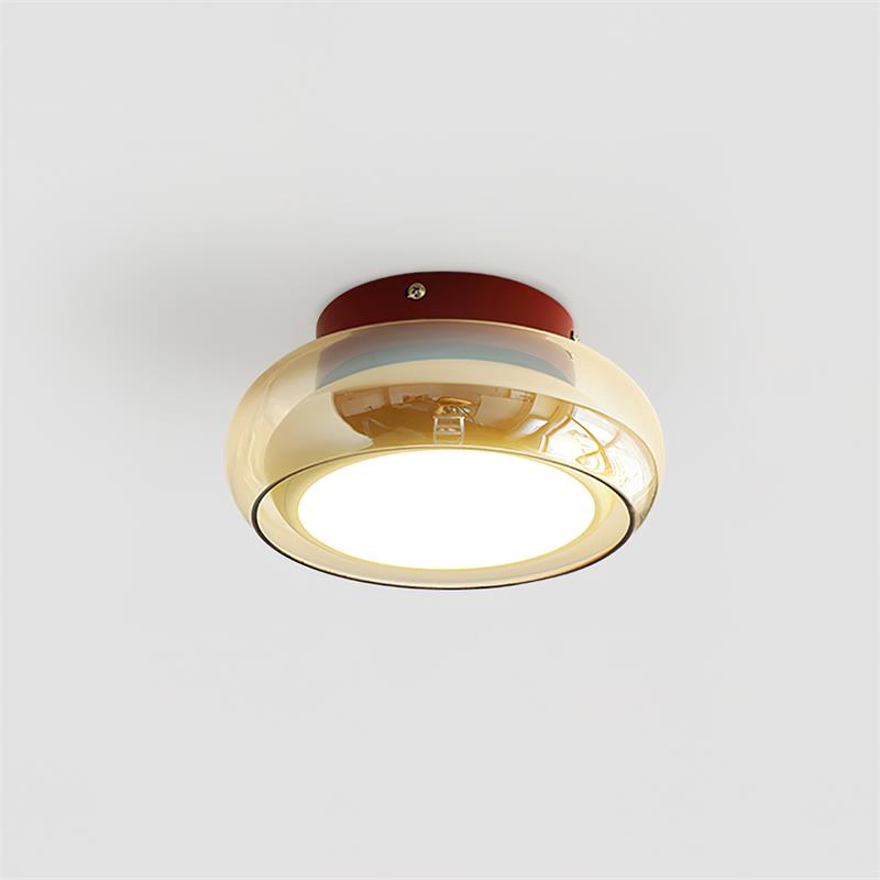 Zendi – Lustre moderne avec abat-jour en verre