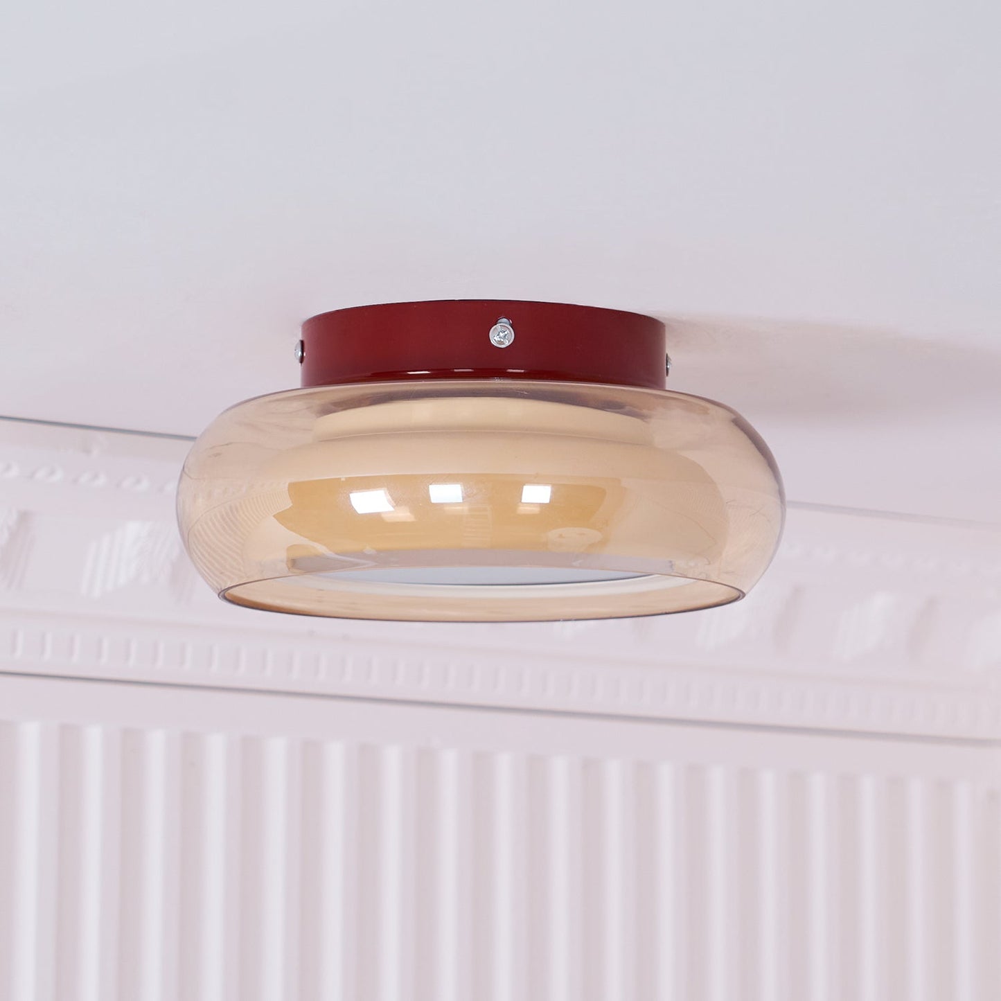 Zendi – Lustre moderne avec abat-jour en verre