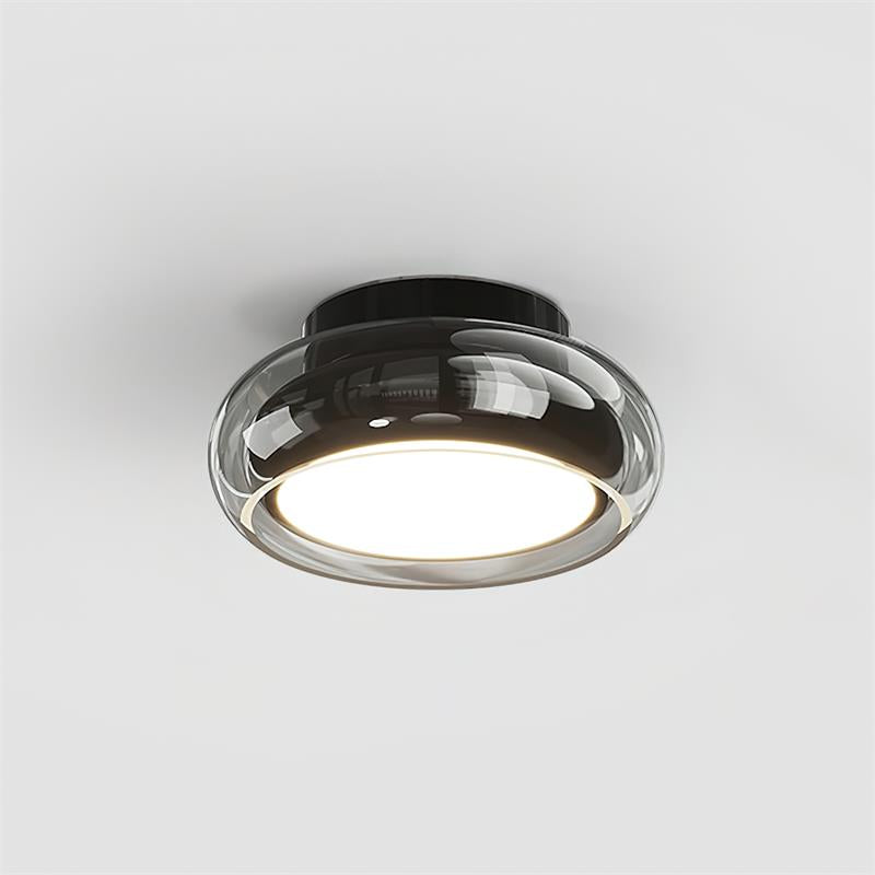 Zendi – Lustre moderne avec abat-jour en verre