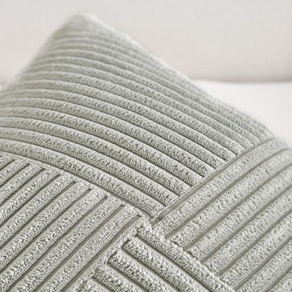 Jasmin – Housse de coussin rustique en velours côtelé