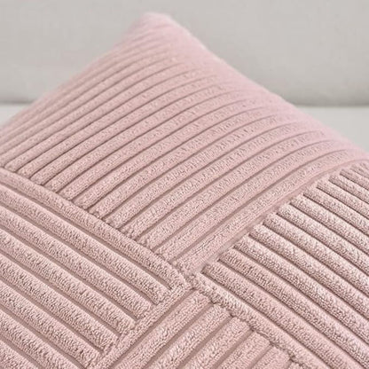 Jasmin – Housse de coussin rustique en velours côtelé