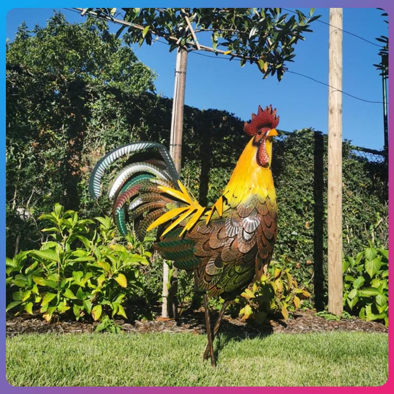 CoqLumi – Figurine solaire de jardin