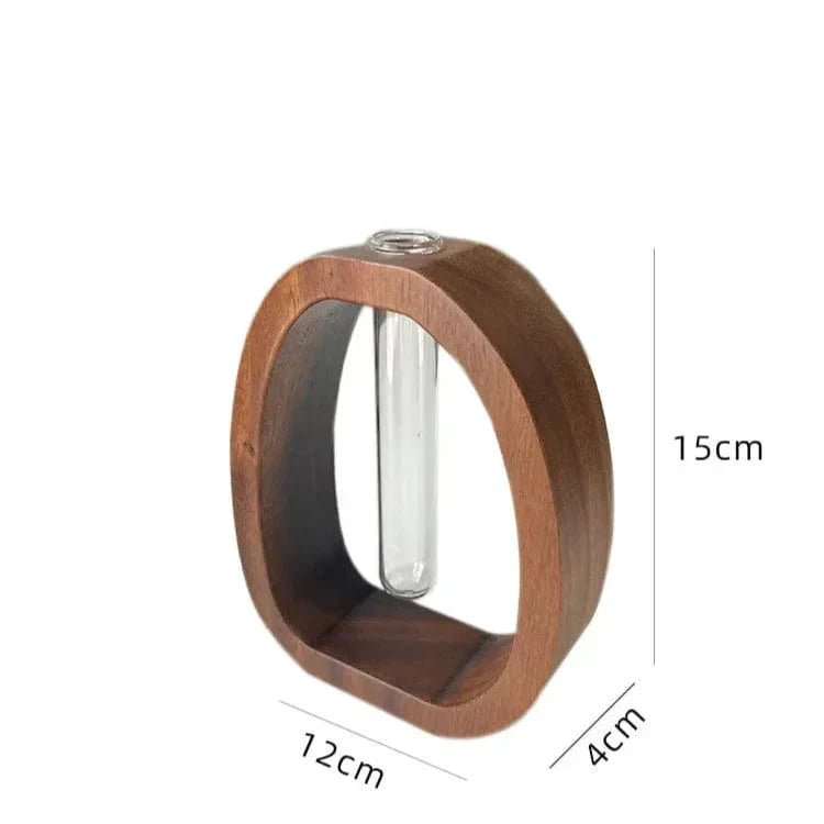 Nysa – Vase en bois avec esthétique inspirée de l'Asie
