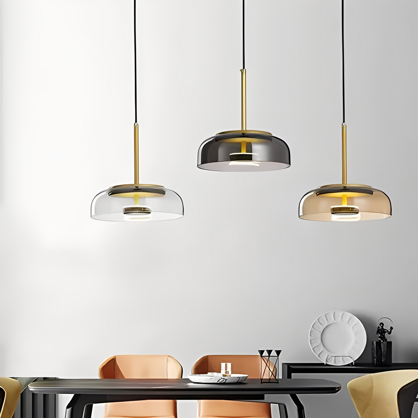 Marlie – Lampe Pendante en Verre Nordique