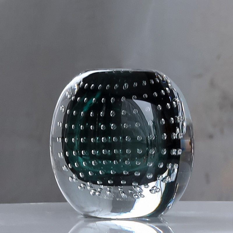 Tessa – Vase bulle de verre coloré