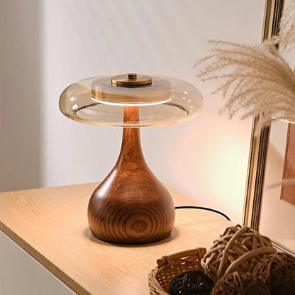 Kina – Lampe de chevet en bois naturel