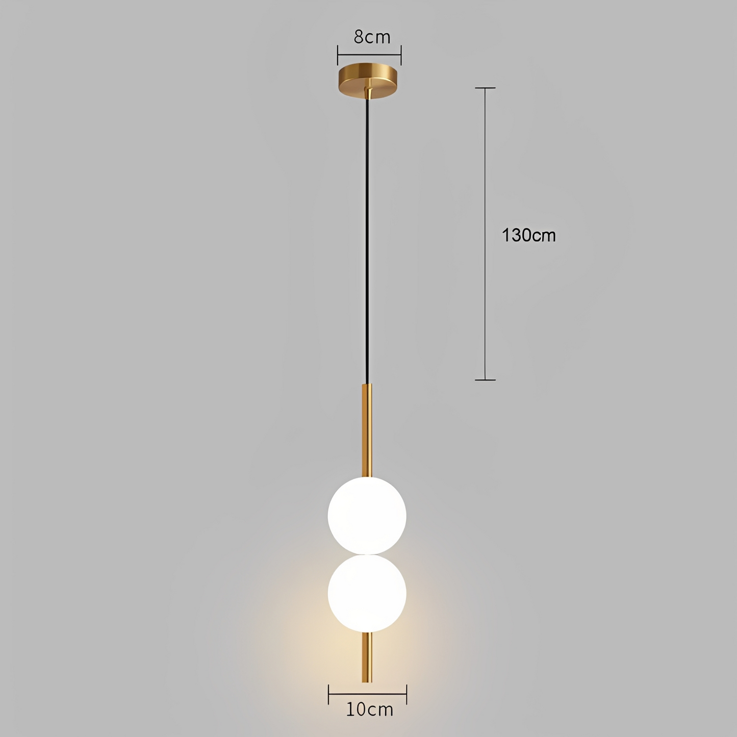 Riandne – Suspension en verre moderne