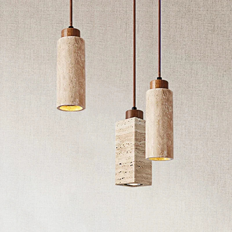 Yana – Lampe suspendue en pierre naturelle