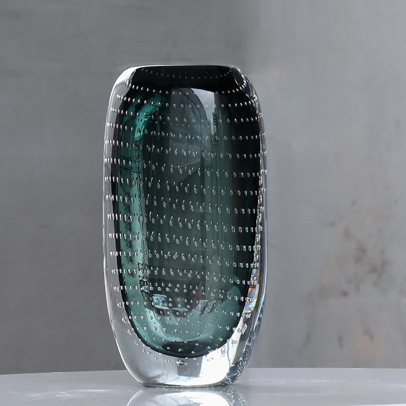 Tessa – Vase bulle de verre coloré