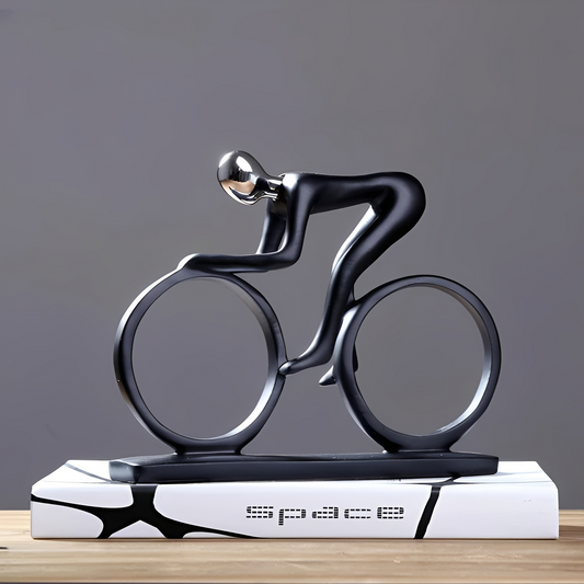 Lukas – Sculpture moderne de cycliste