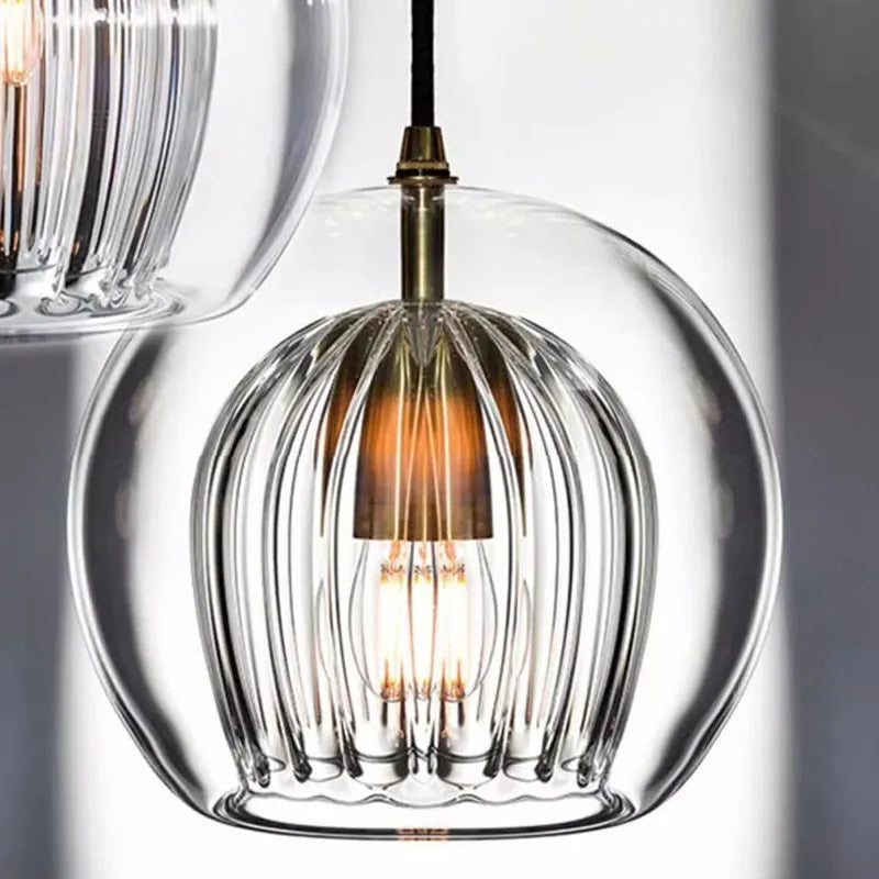 Alyna – Lampe suspendue en verre minimaliste