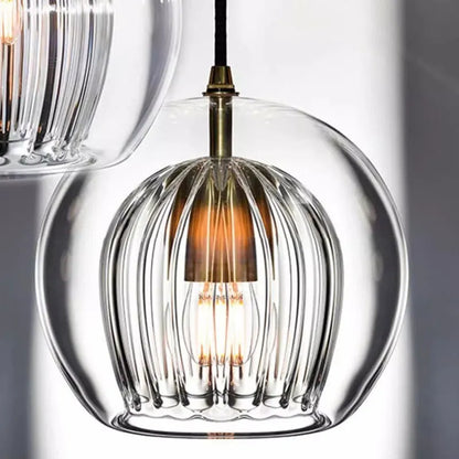 Alyna – Lampe suspendue en verre minimaliste