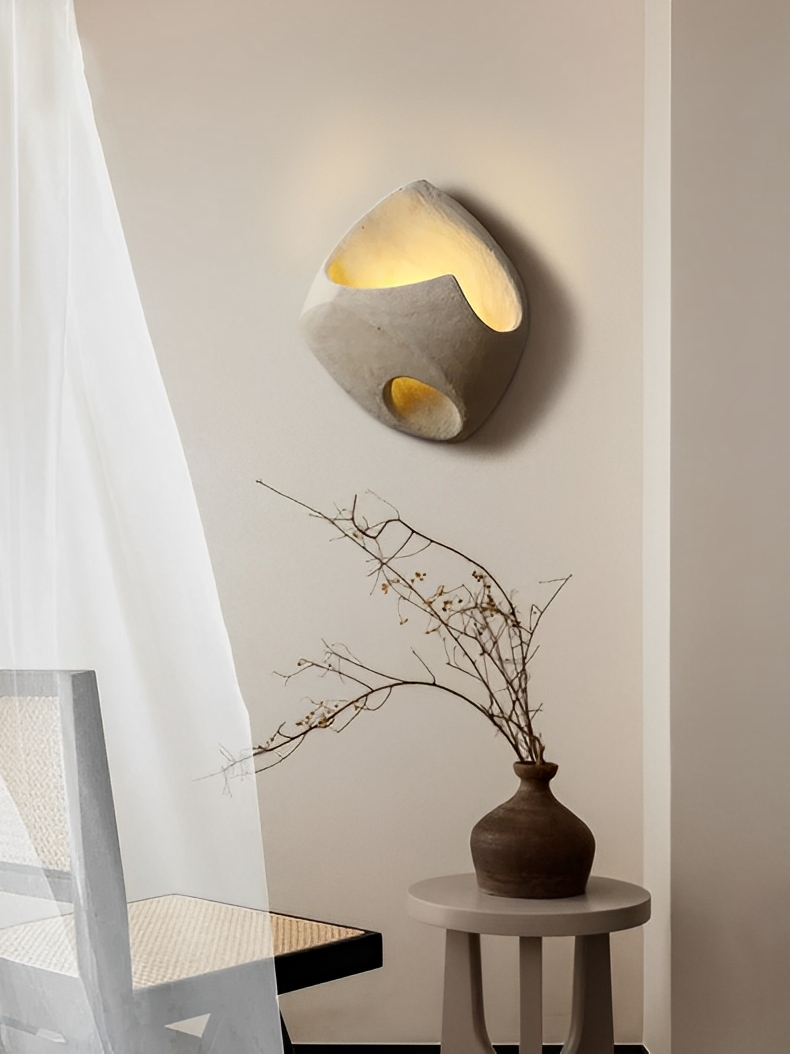 Edda – Applique en ciment dans le style Art-Déco moderne