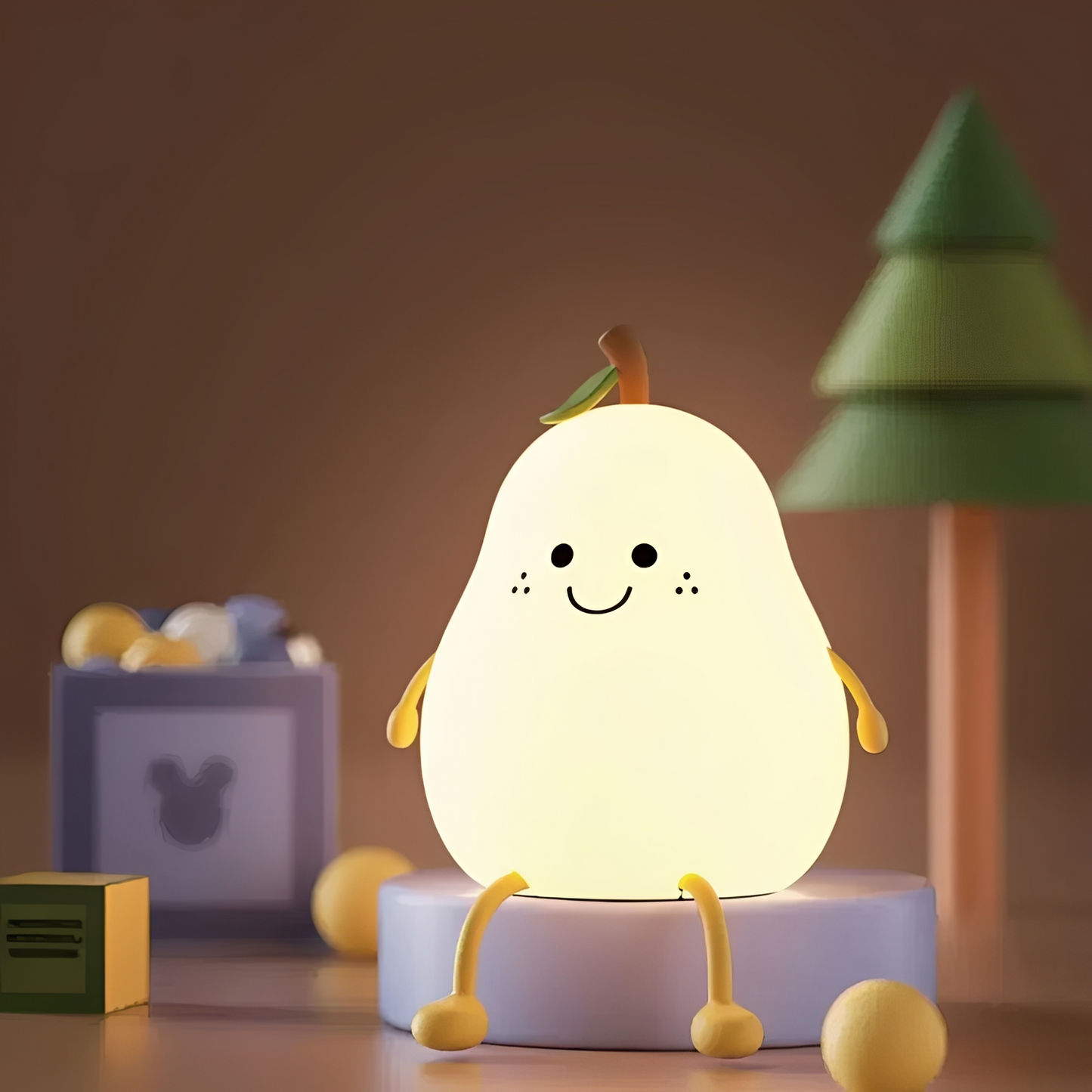 Perry – Lampe de nuit poire en silicone