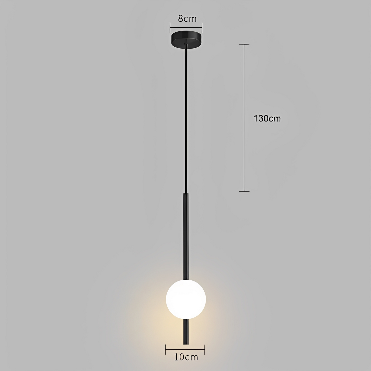 Riandne – Suspension en verre moderne