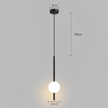 Riandne – Suspension en verre moderne