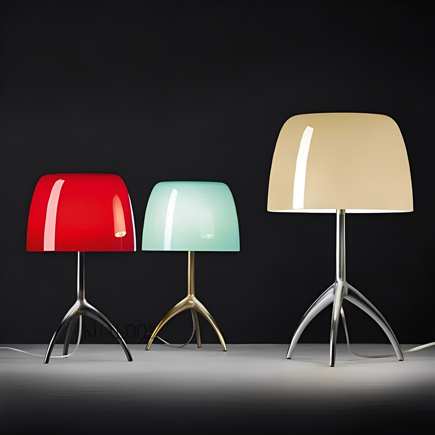 Miyu – Lampe de table de nuit rétro en cuivre