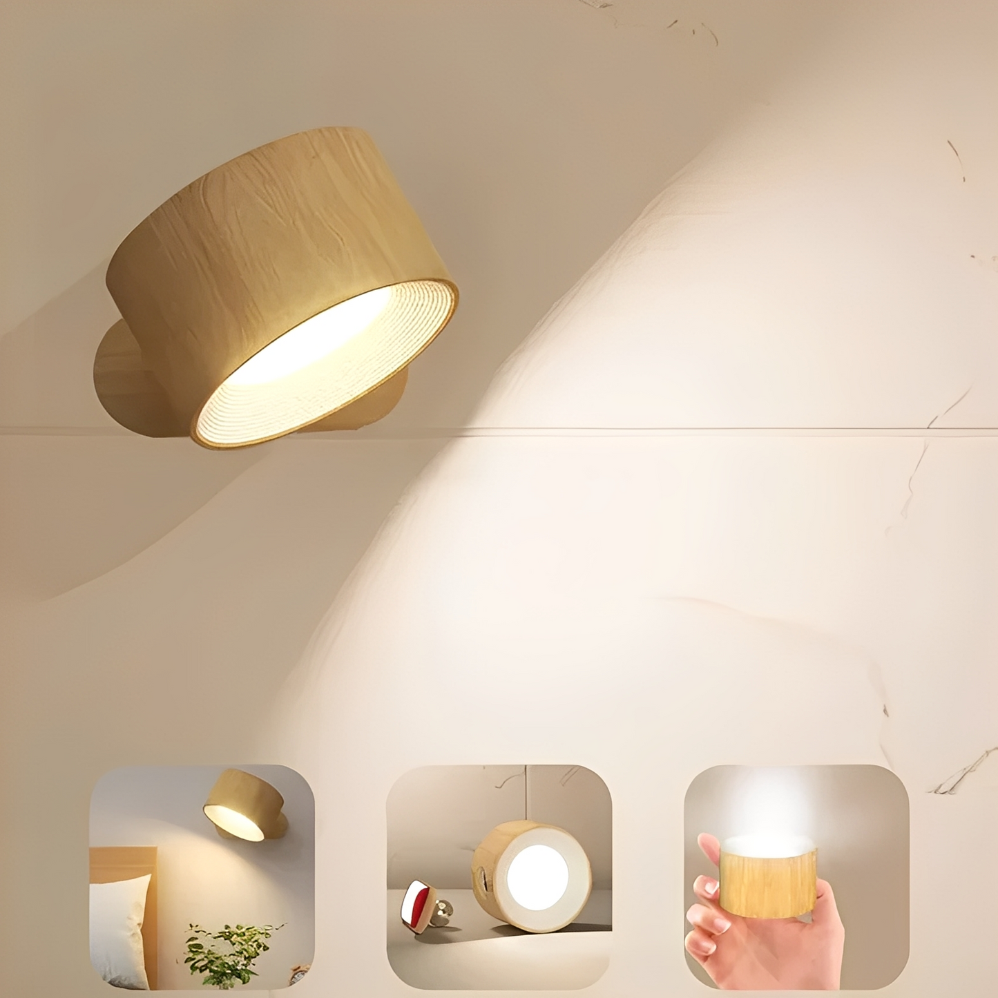 Jana – Lampe Murale USB LED Rechargeable