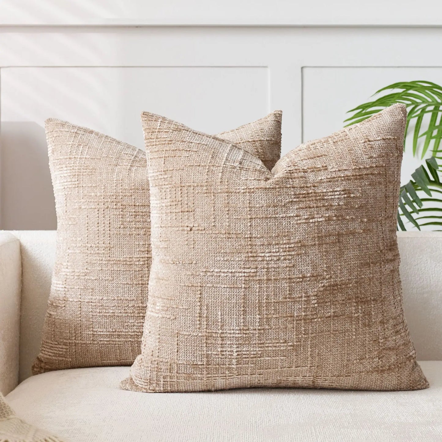 Bamora – Housse de coussin en chenille