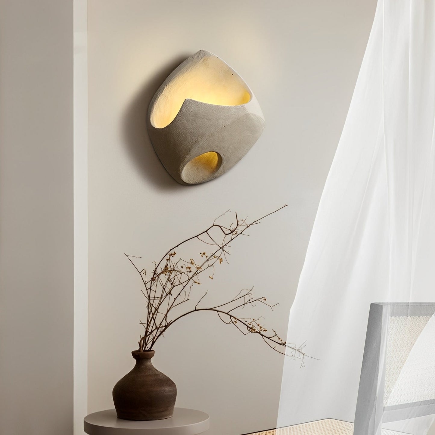 Edda – Applique en ciment dans le style Art-Déco moderne