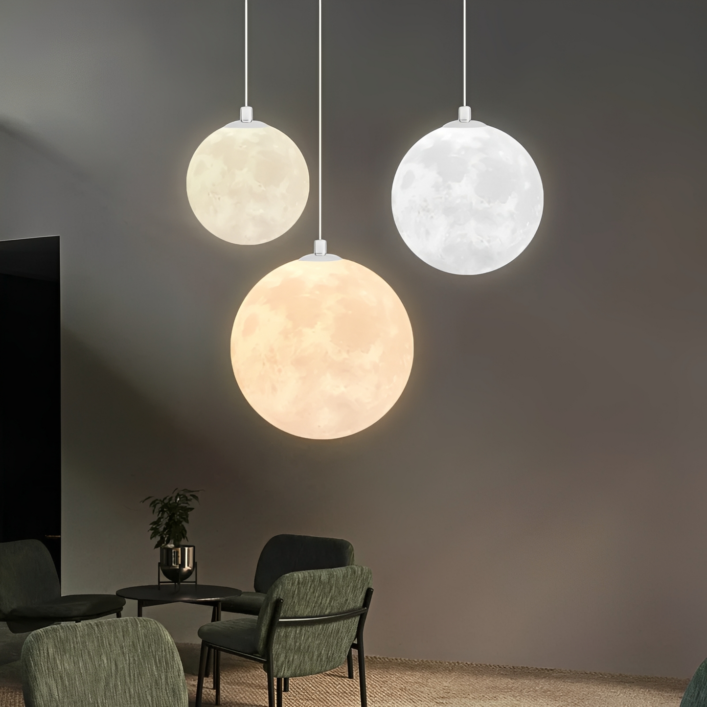 Emilia – Lampe Cristal Lune 3D