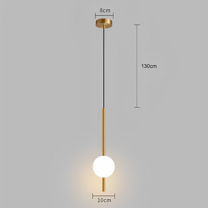 Riandne – Suspension en verre moderne