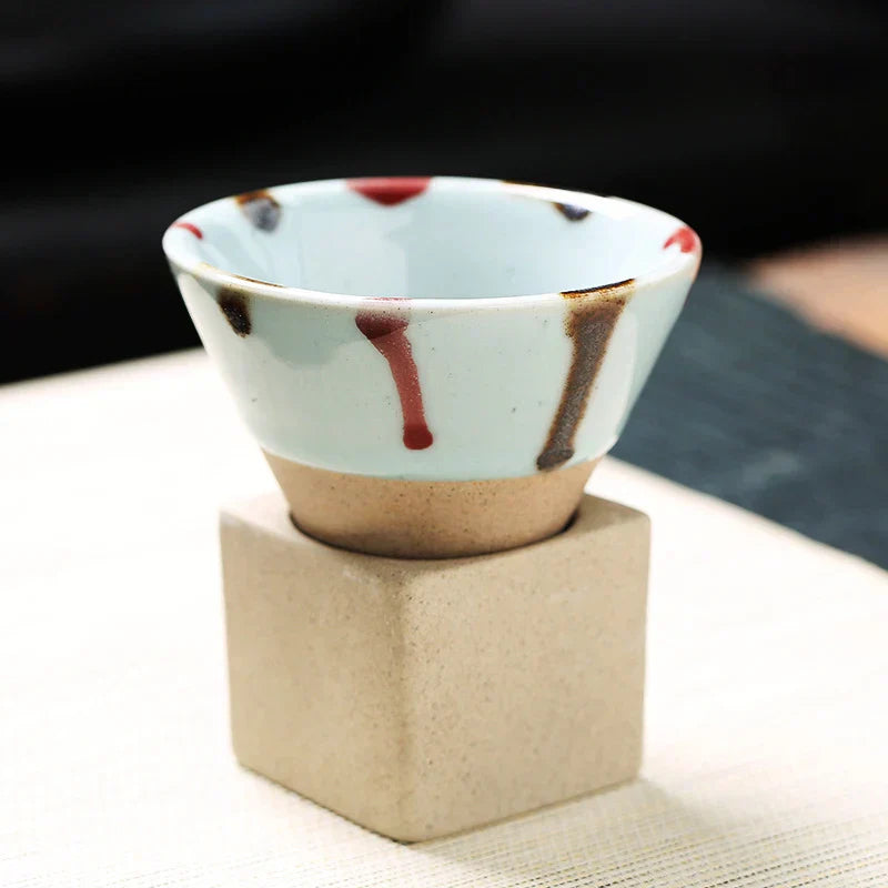 Tasse Japonaise Artisanale – Céramique Wabi-Sabi pour Thé ou Café