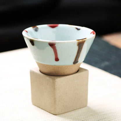 Yumi – Tasse à thé rétro en céramique japonaise