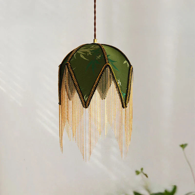 Cely – Lustre en Tissu Français Rétro