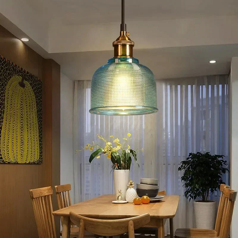 Eluna – Chandelier en verre floral