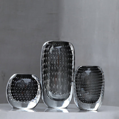 Tessa – Vase bulle de verre coloré