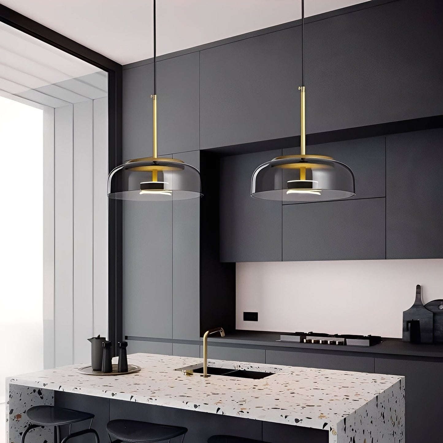 Marlie – Lampe Pendante en Verre Nordique