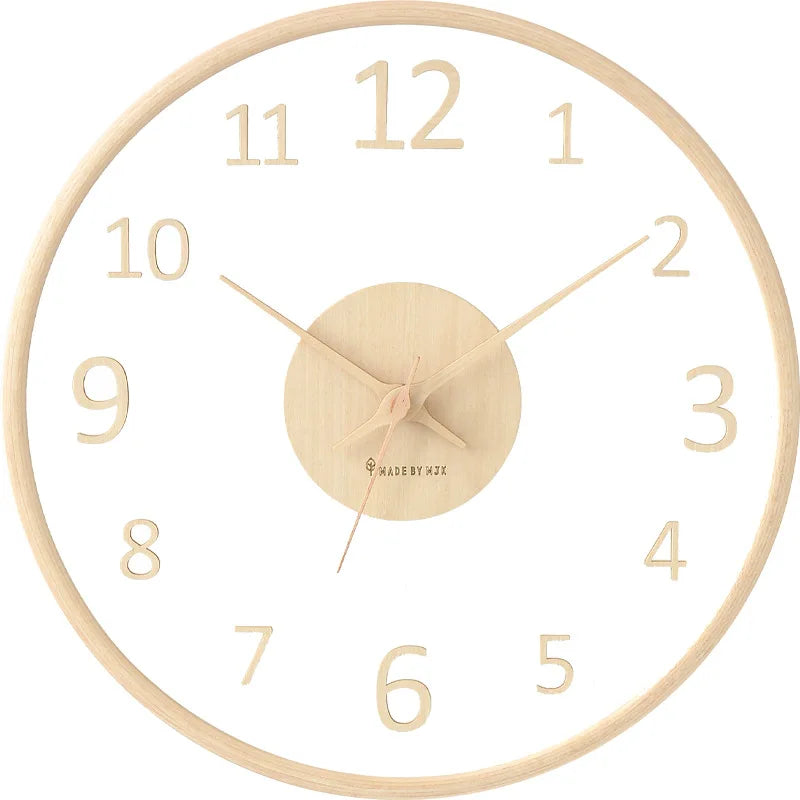 Claria – Horloge Murale Designer Transparente