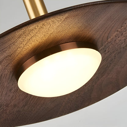 Jared – Bois de Noyer Tout Cuivre Suspension