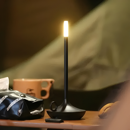 Marcelline – Lampe de Table Rétro Portable avec Effet de Lumière de Bougie