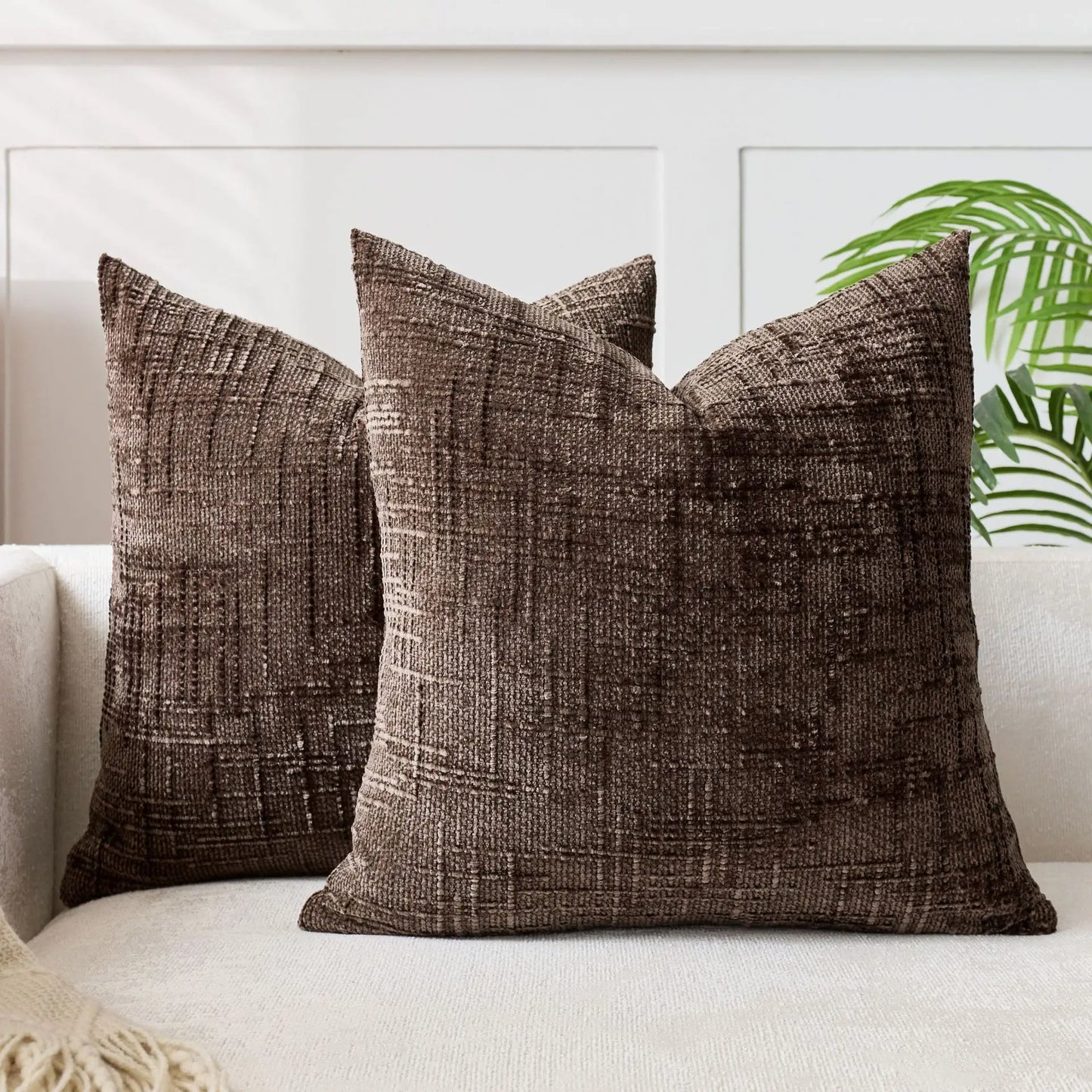 Bamora – Housse de coussin en chenille
