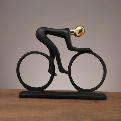 Lukas – Sculpture moderne de cycliste