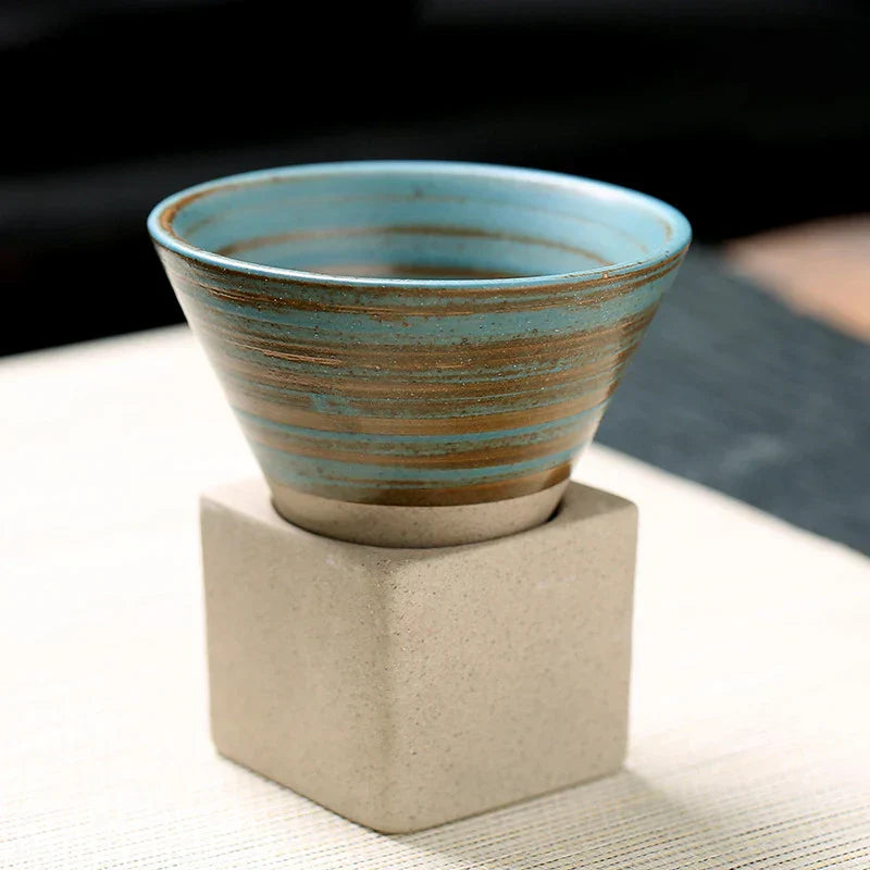 Tasse Japonaise Artisanale – Céramique Wabi-Sabi pour Thé ou Café