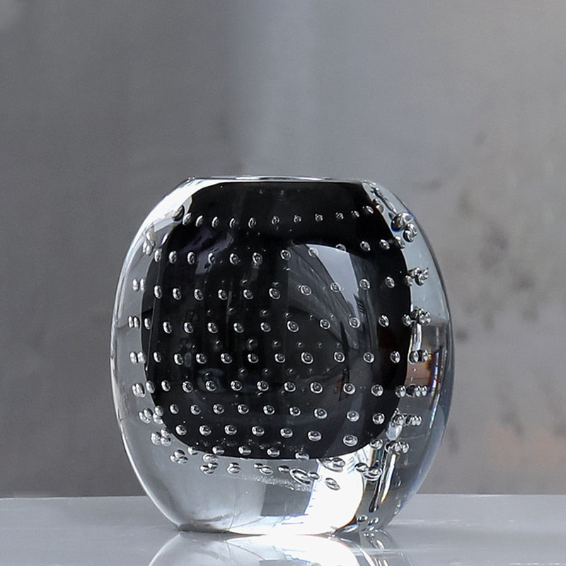 Tessa – Vase bulle de verre coloré