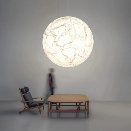 Tsukiko – Luxueuse Lampe Suspendue Minimaliste Lune