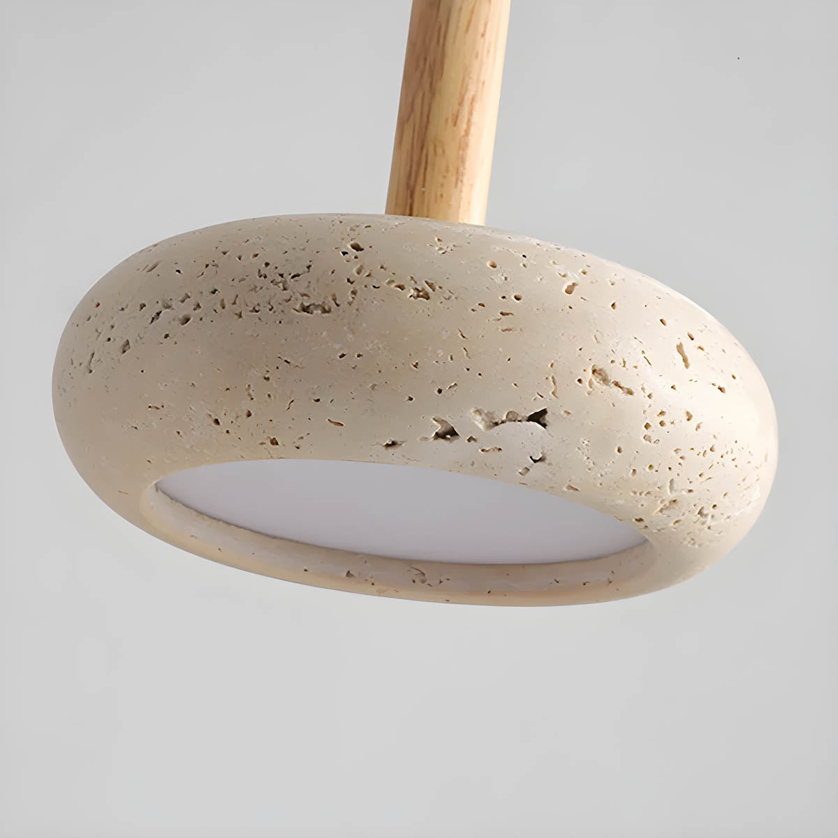 Osho – Suspension en véritable pierre de travertin pour accents élégants
