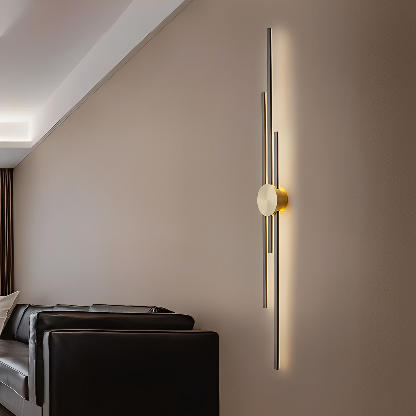Dustin – Luxueuse Lampe Murale en Cuivre