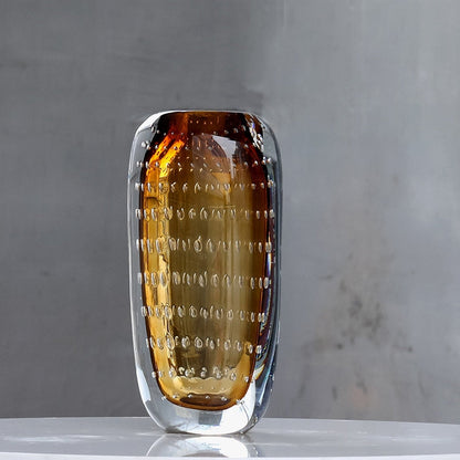 Tessa – Vase bulle de verre coloré