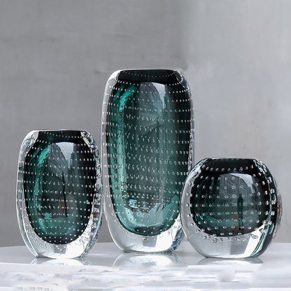 Tessa – Vase bulle de verre coloré