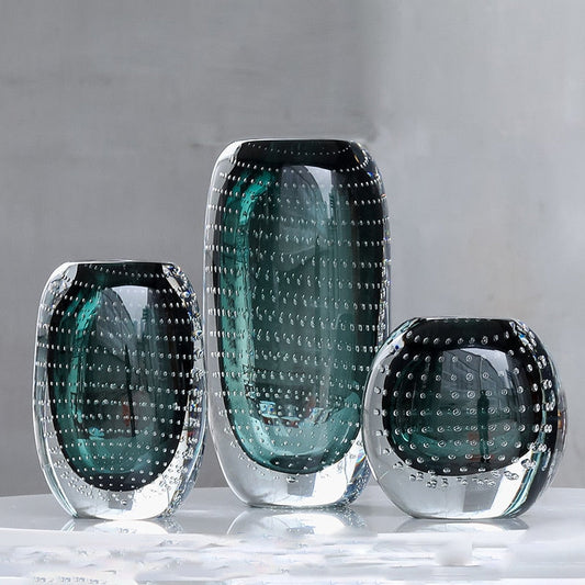 Tessa – Vase bulle de verre coloré
